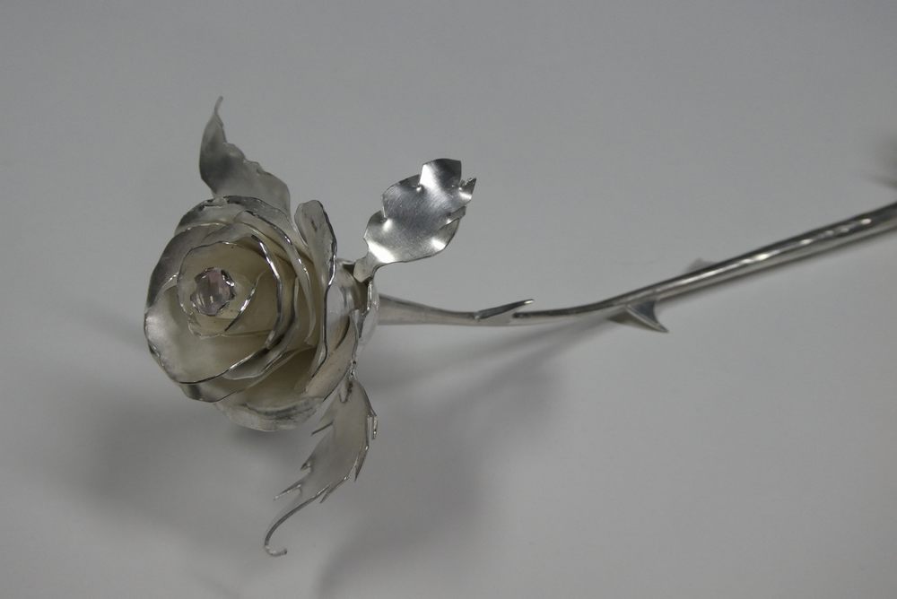 Zilveren geboortelepels met naam en geboortedatum