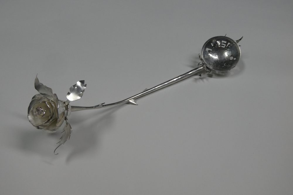 Zilveren geboortelepels met naam en geboortedatum