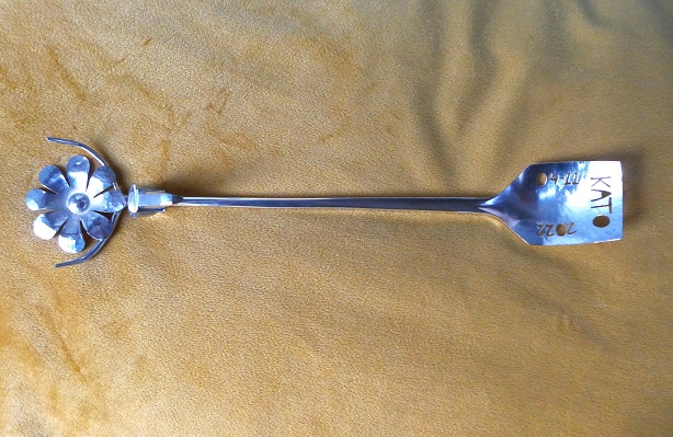 Zilveren geboortelepels met naam en geboortedatum