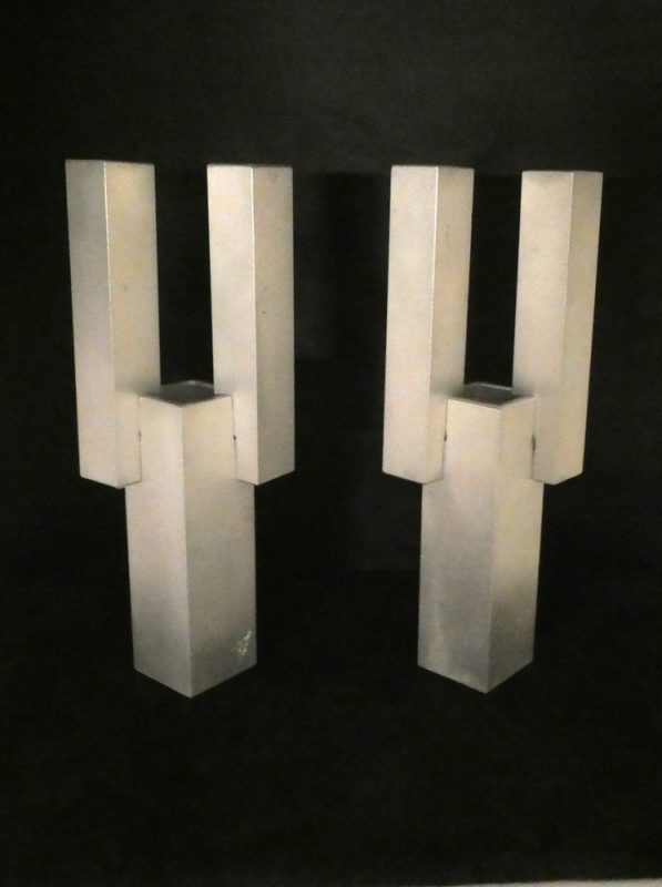 2 armige tafelkandelaars