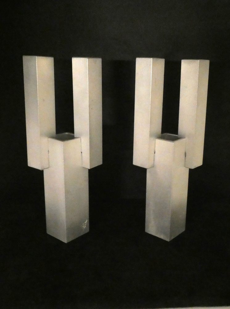 2 armige tafelkandelaars